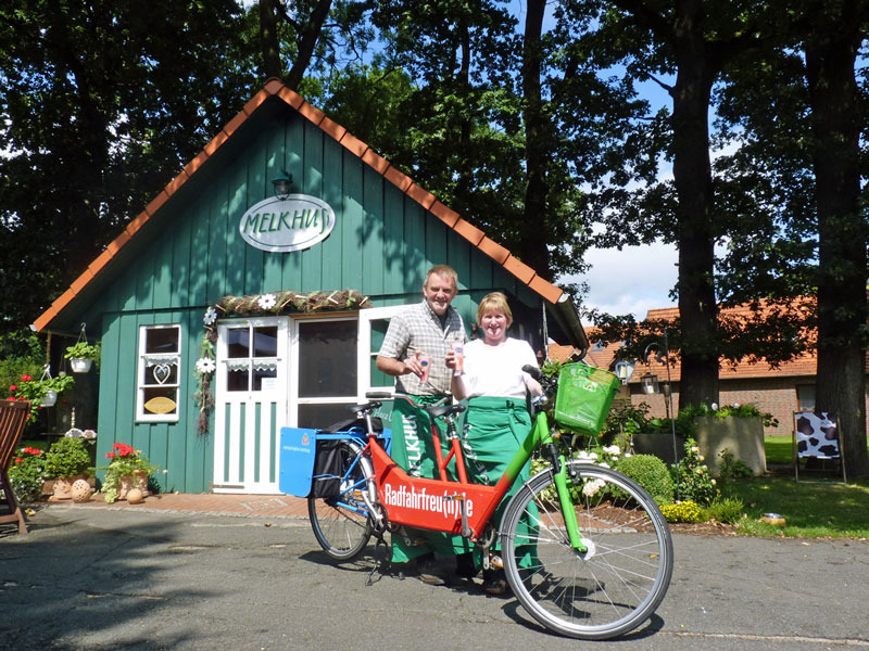 In Niedersachsen rastet man im Melkhus