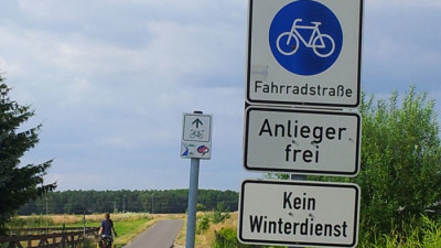 Achtung! Konfliktpotenzial Fahrradstraße!