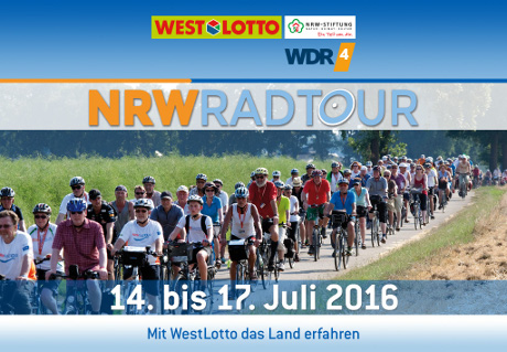 Rundkurs durch die Region Niederrhein: die NRW-Radtour 2016