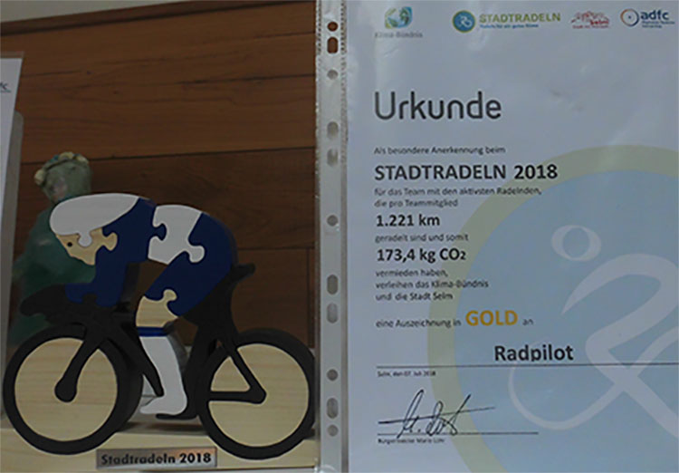 Radpilot gewinnt Stadtradeln in Selm